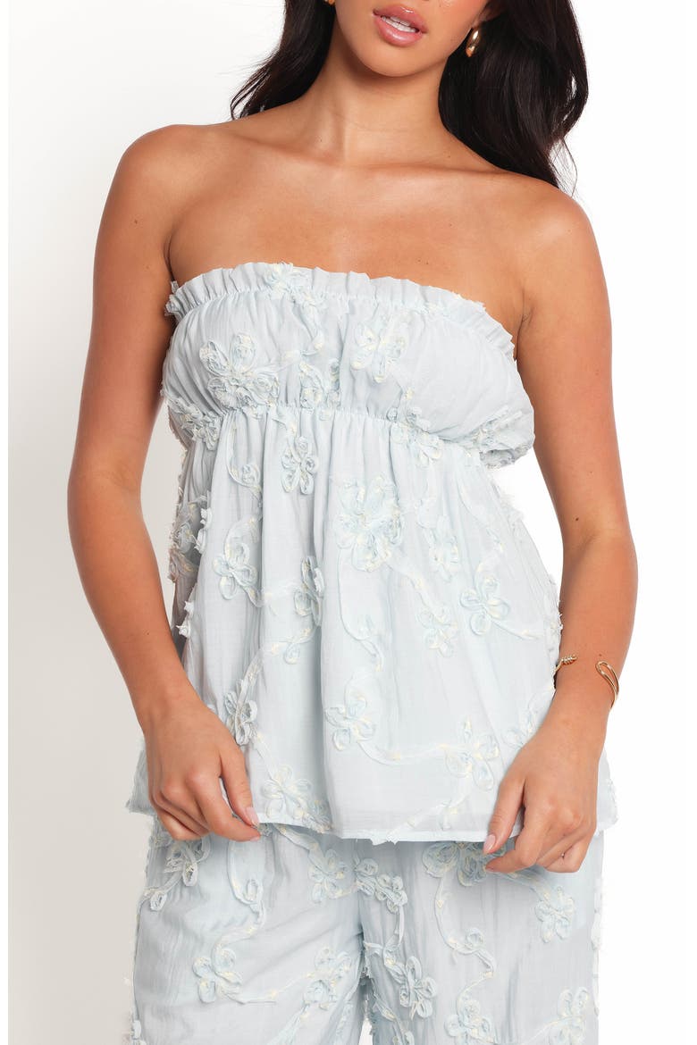 Robin Strapless Top, Main, color, PALE BLUE