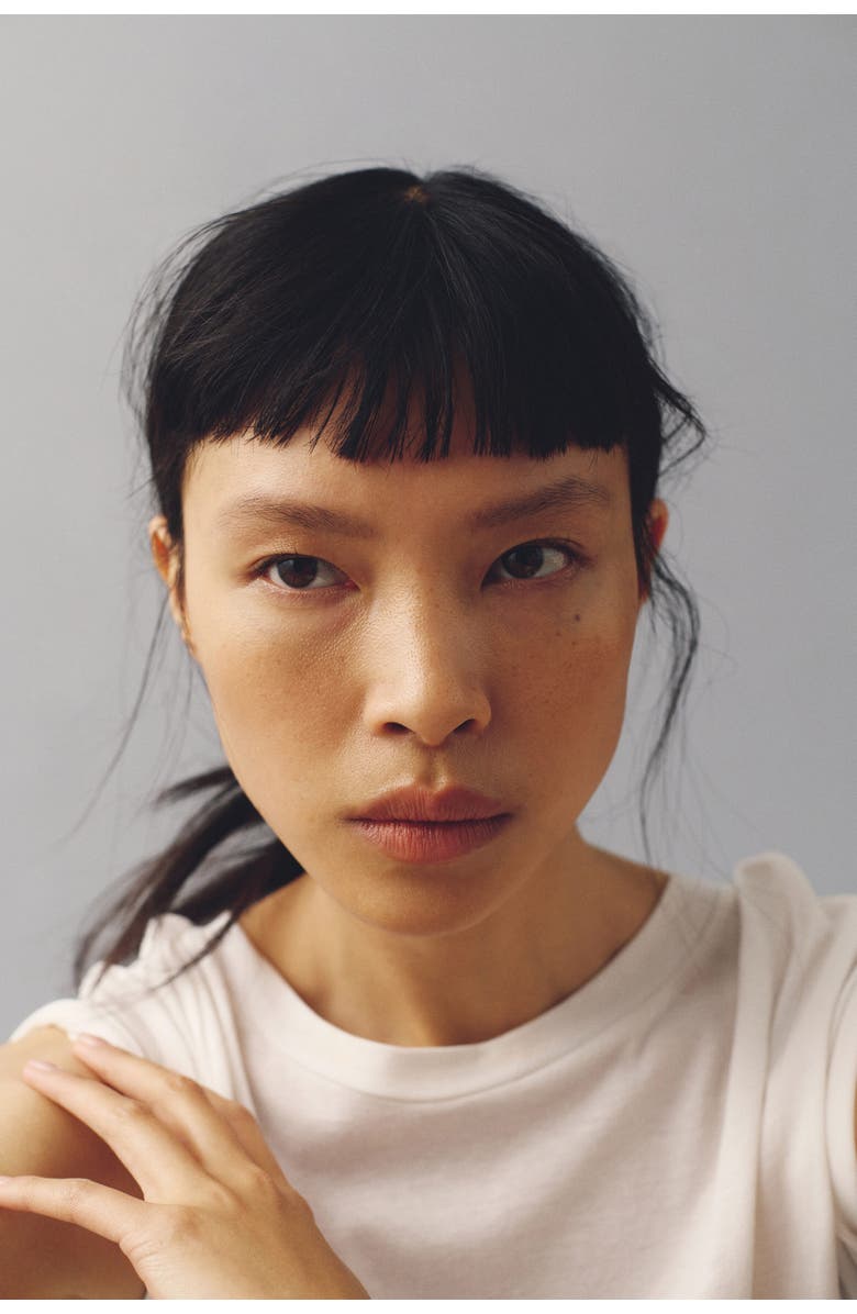 H&M Wide High Jeans, Alternate, color, Light Beige