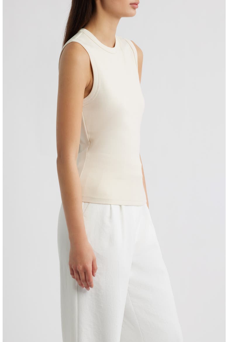 Campbell Sleeveless Tank, Alternate, color, CREAM