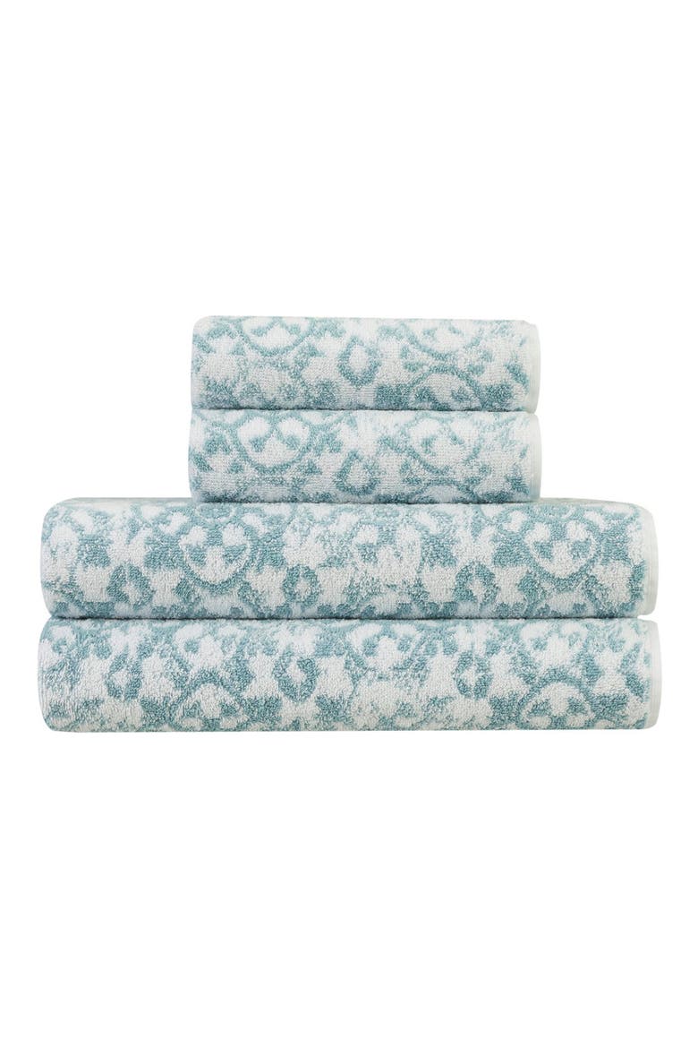Aziza 4-Piece Bath Essentials Set, Main, color, FORGET ME NOT BLUE