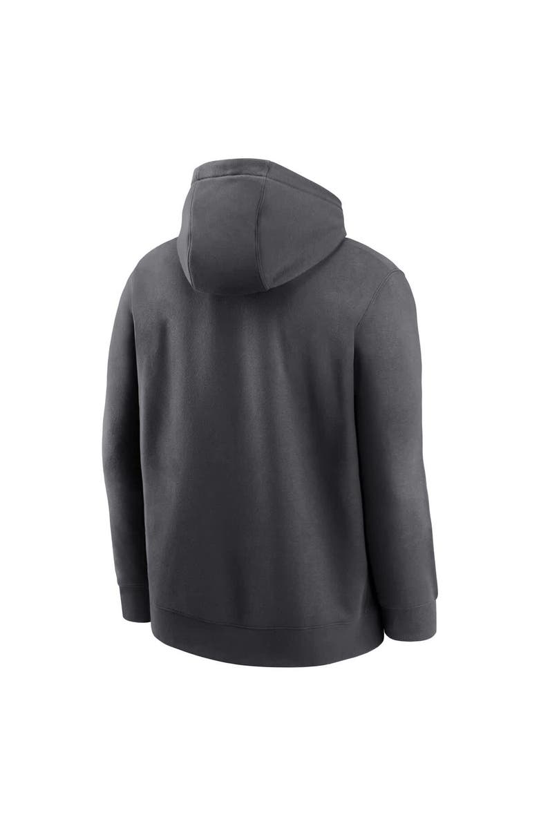 Nike Men's Nike Anthracite Oregon Ducks Primetime Club Fleece Pullover Hoodie, Alternate, color, Anthracite