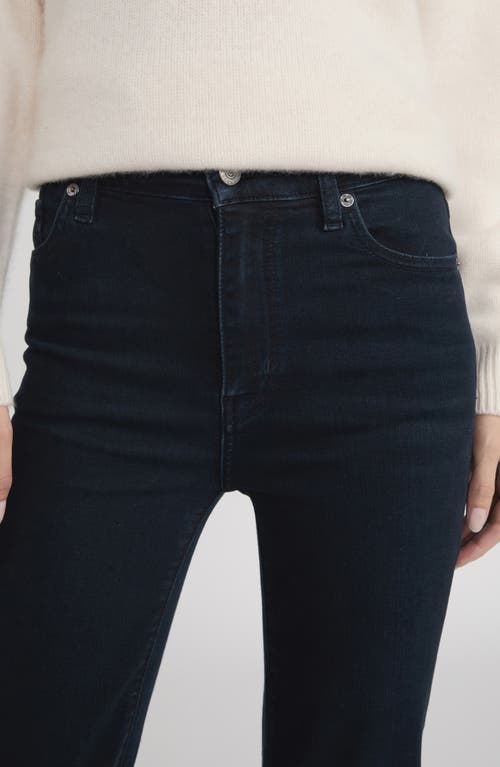 Frame Le Sleek High Waist Ankle Straight Leg Jeans In Blue