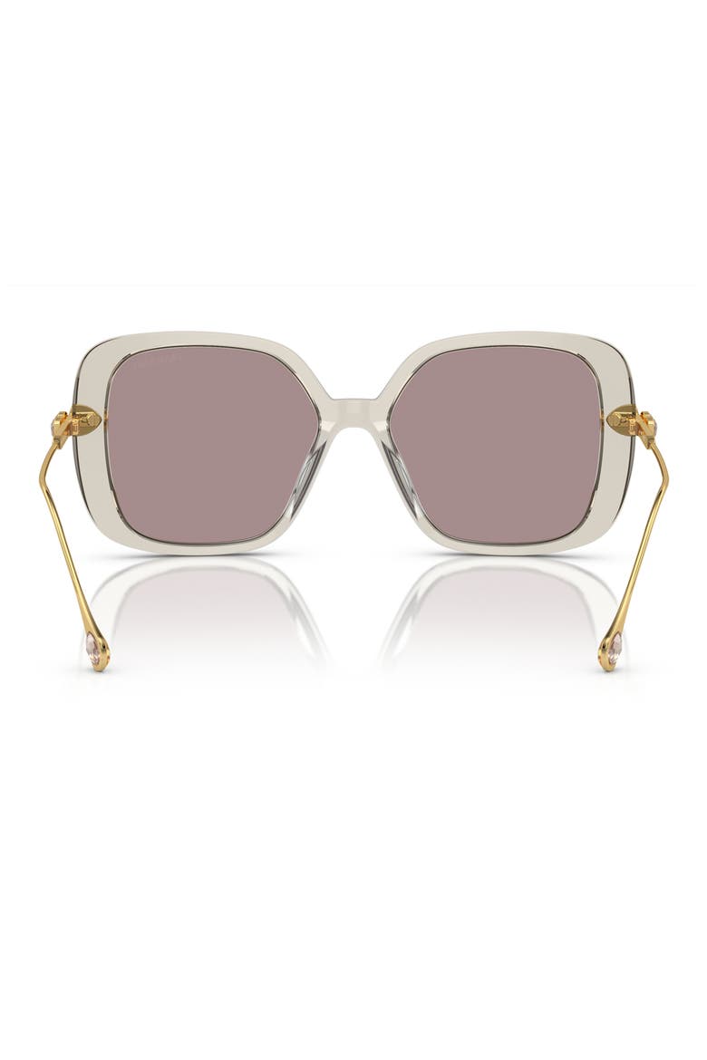 56mm Square Sunglasses, Alternate, color, VIOLET