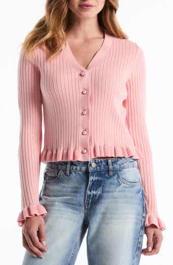Ruffle Hem Cardigan