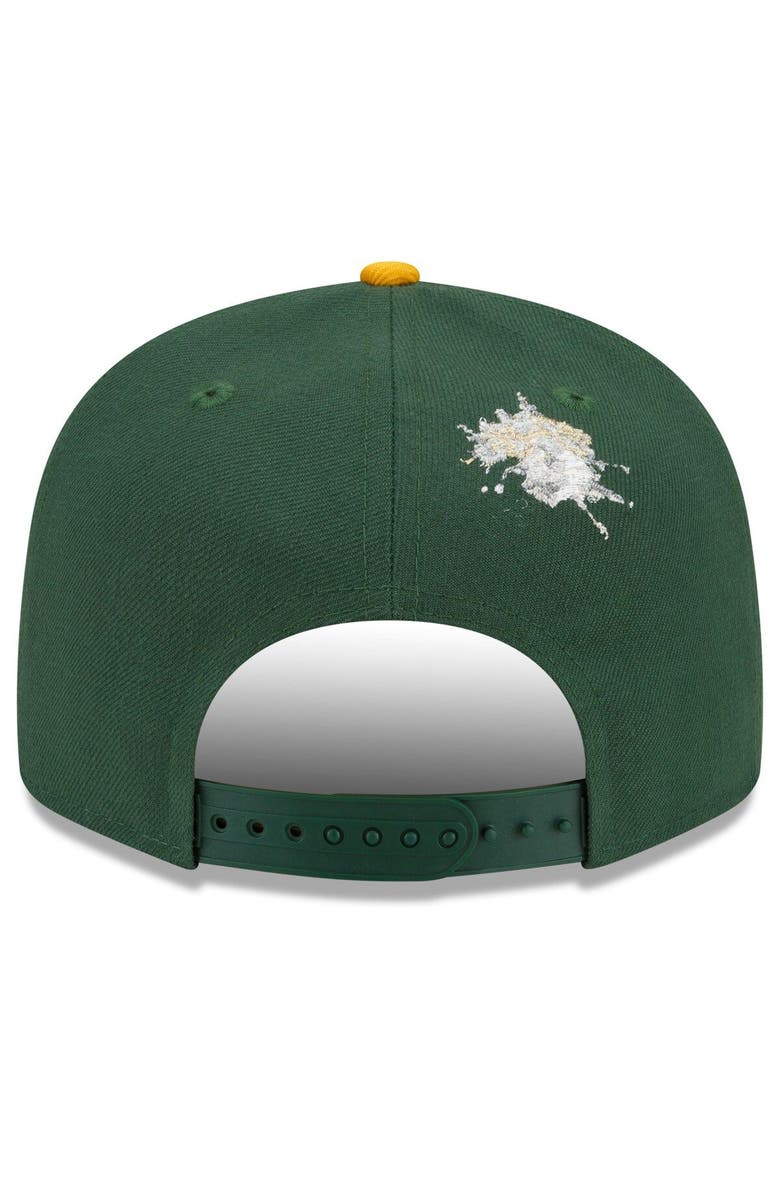 New Era x Staple Men's New Era Green/Gold Green Bay Packers NFL x Staple Collection 9FIFTY Snapback Adjustable Hat, Alternate, color, 