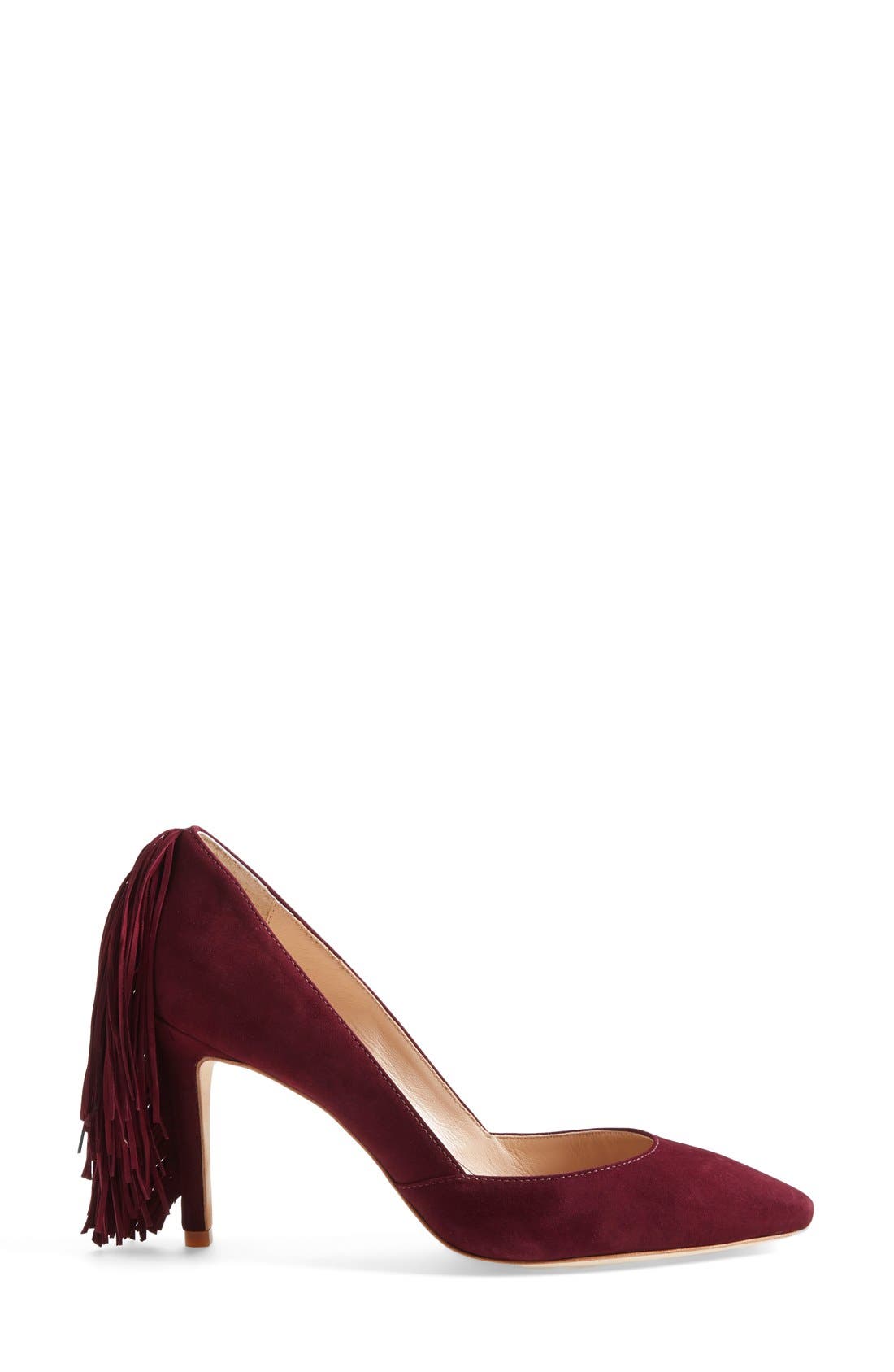 'Pari' Pump, Alternate, color, MAROON SUEDE