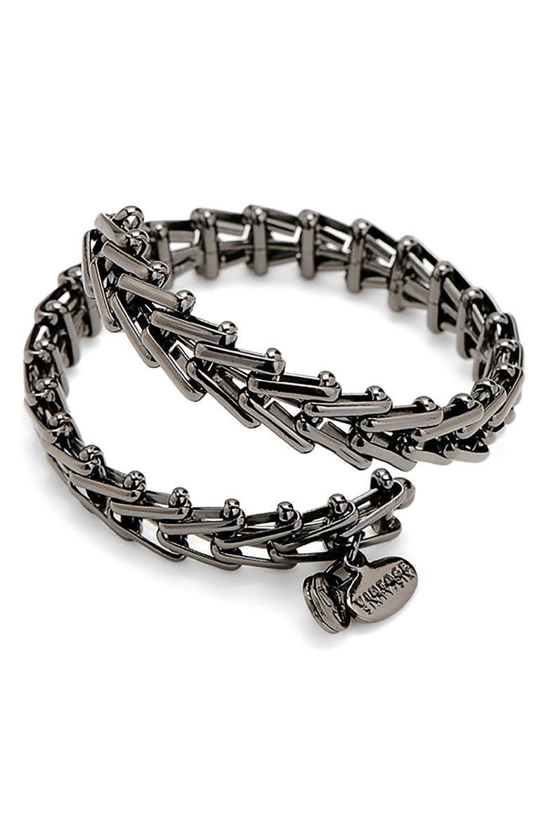 Alex and Ani 'Vintage 66' Chain Wrap Bracelet, Main, color,