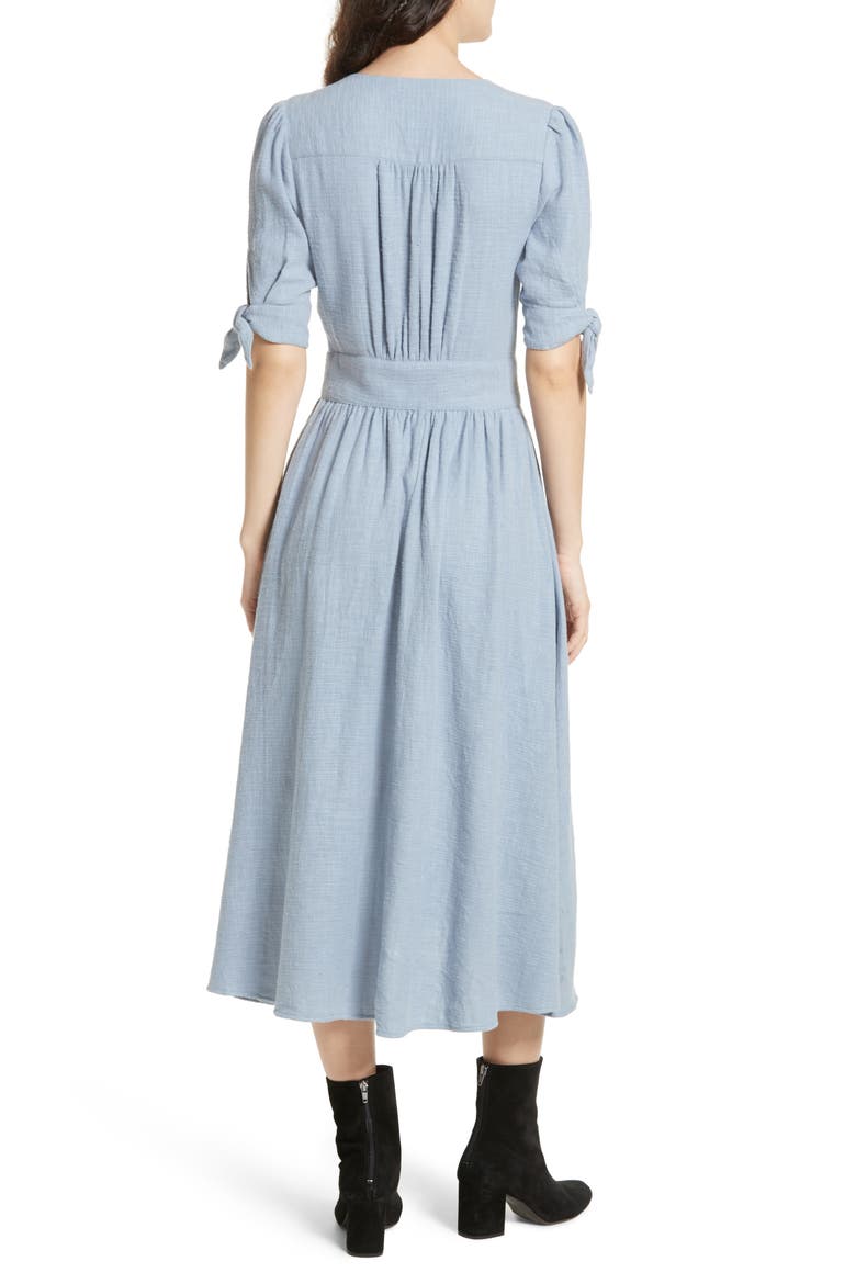Love of My Life Midi Dress, Alternate, color, BLUE