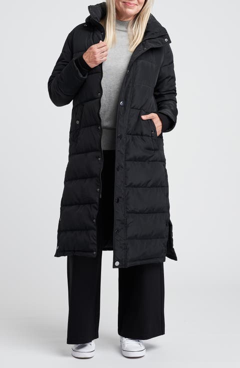 Everest 2 Hooded Long Puffer Coat (Regular & Plus)