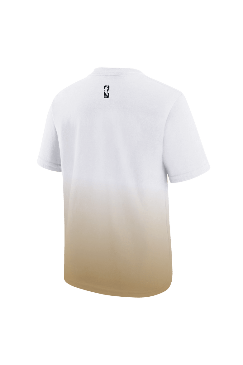 Youth Nike White/Gold Boston Celtics 2025/26 City Edition Max90 T-Shirt, Alternate, color, White