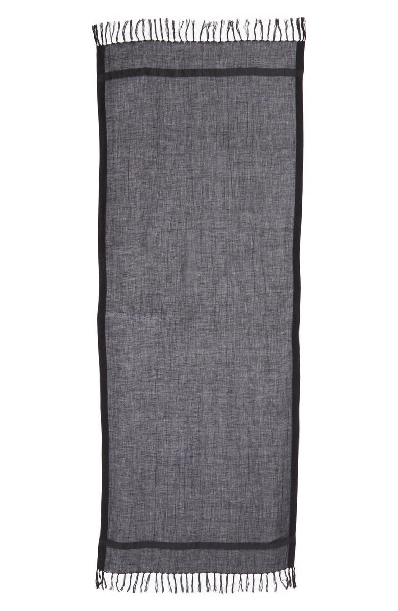 Nordstrom Linen Blend Scarf, Alternate, color,