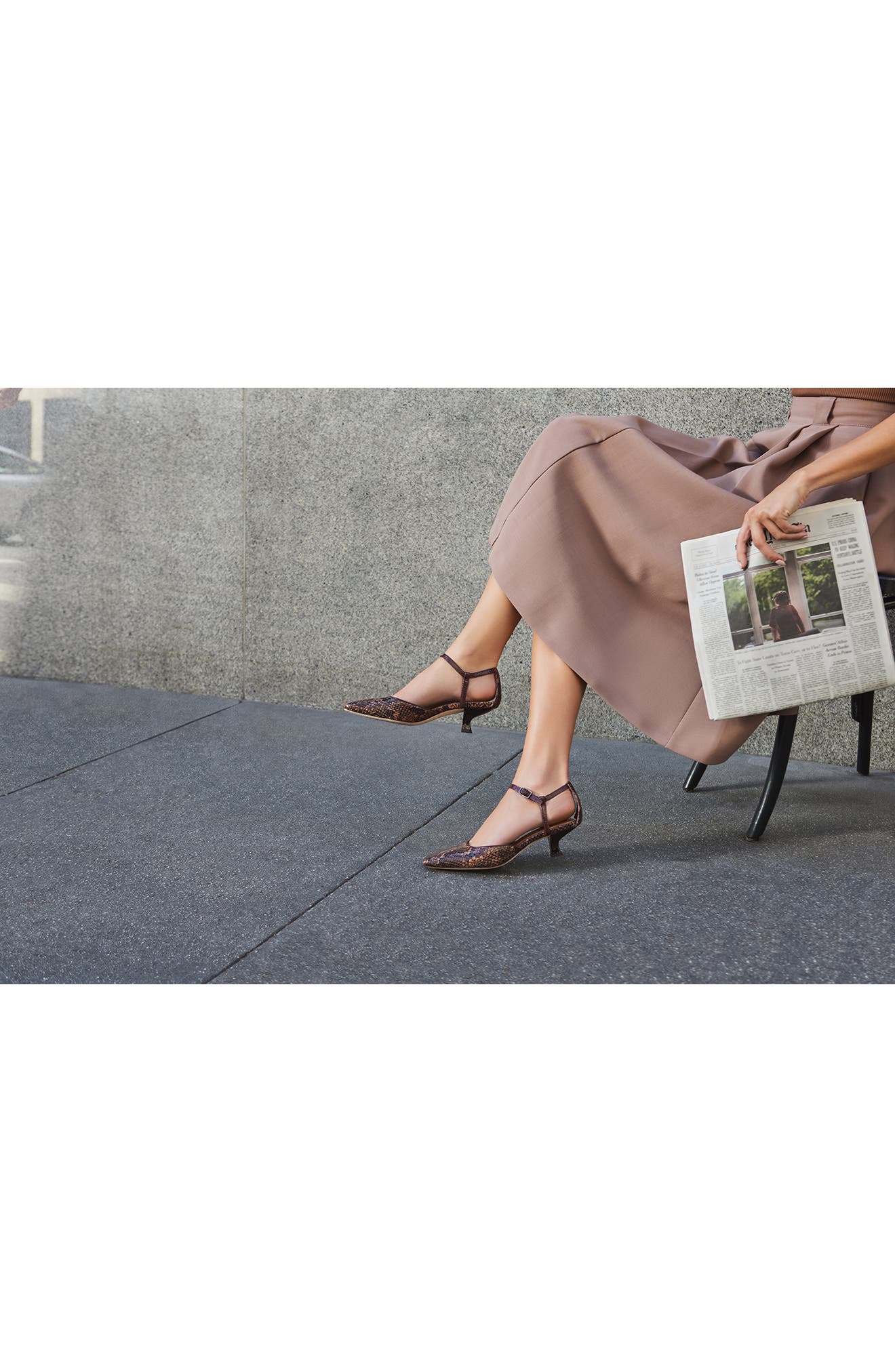 Donald Pliner Chad Snakeskin Embossed Pump, Alternate, color, 