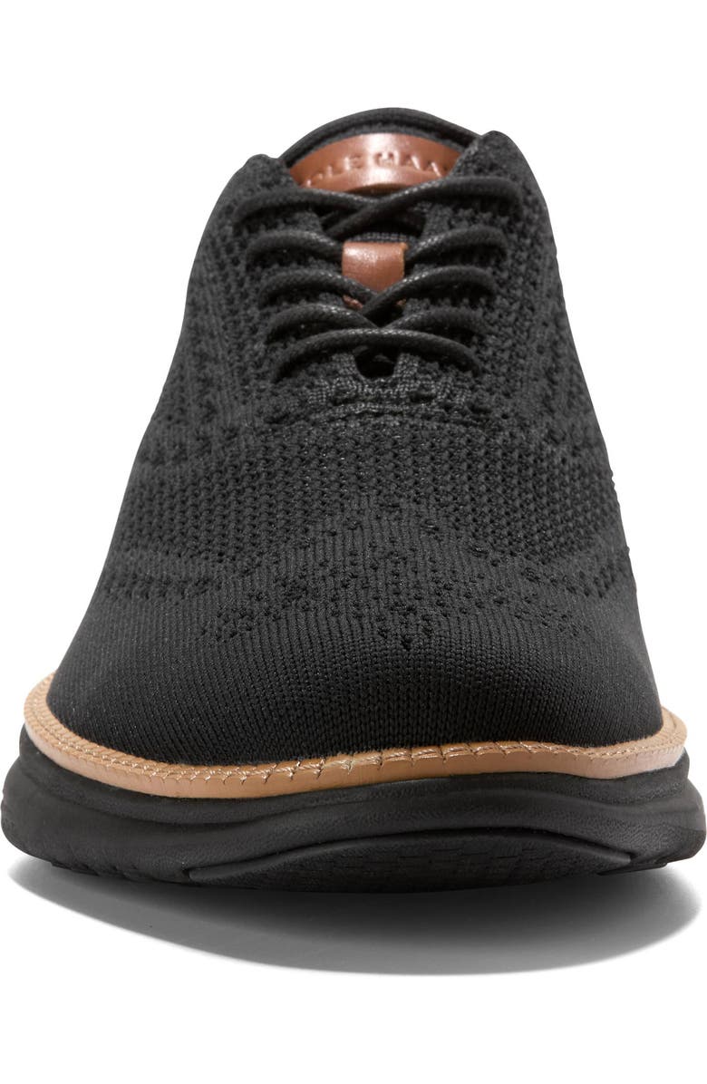 Cole Haan Grand Hurrion Stitchlite Wing Oxford, Alternate, color, Black / Ch British Tan / Black