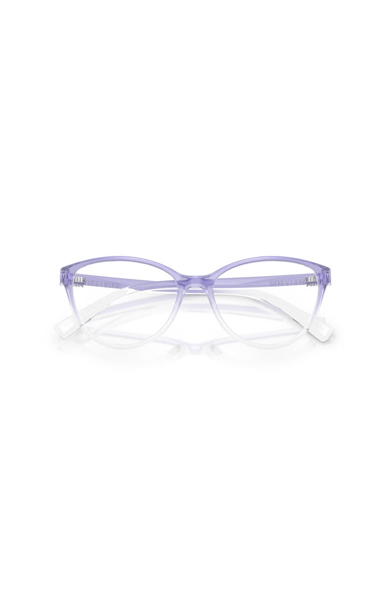 Armani Exchange 53mm Rectangle optical glasses, Alternate, color, Violet