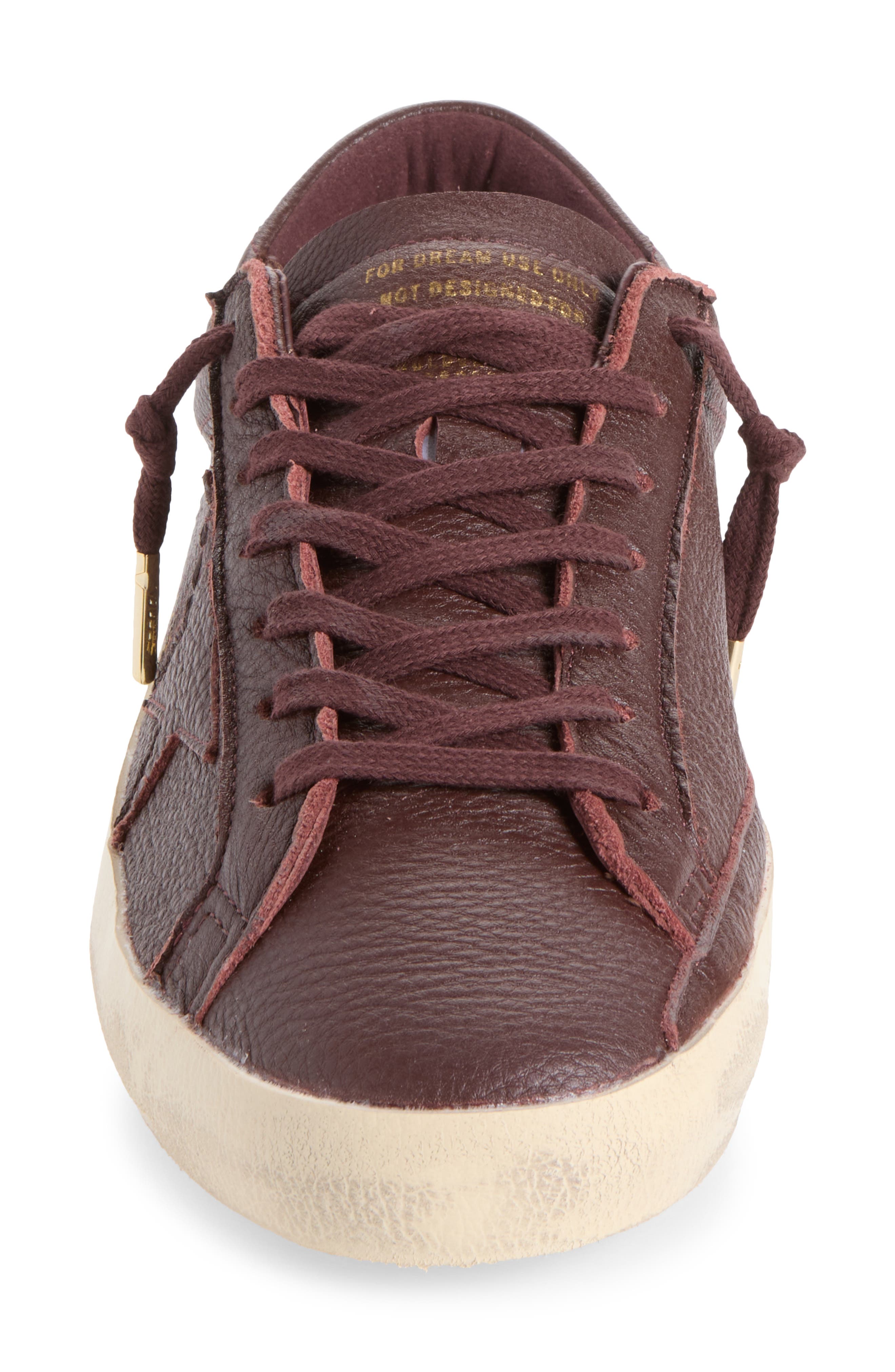 Super-Star Sneaker, Alternate, color, BORDEAUX
