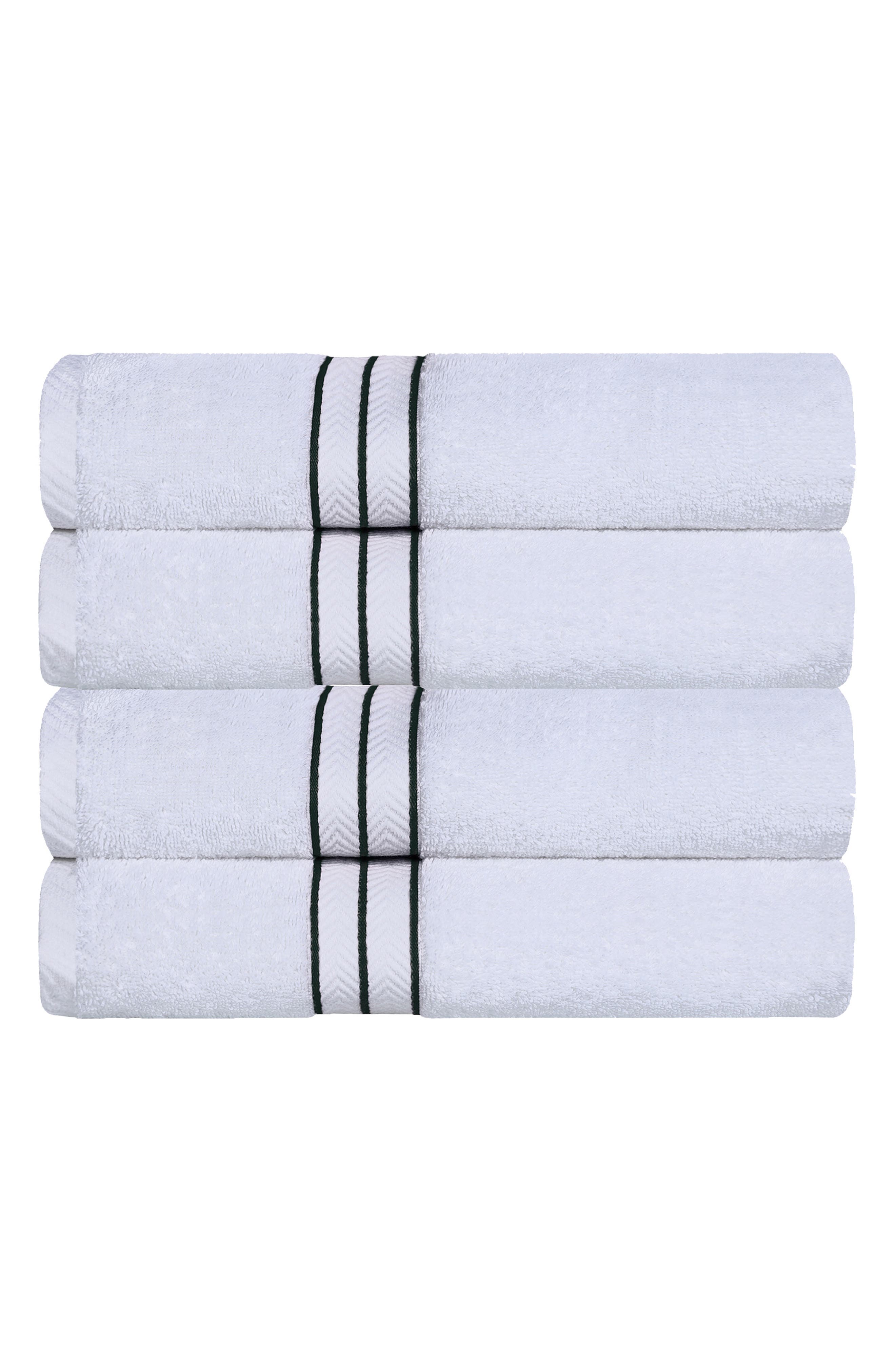 Turkish Cotton 4-Piece Bath Towel Set