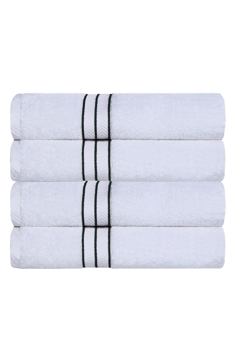 Superior Turkish Cotton 4-Piece Bath Towel Set, Main, color, Teal