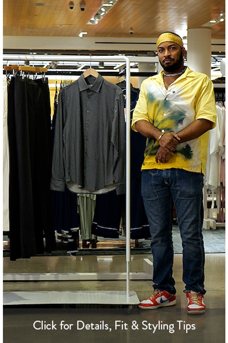 James OoohCotton® Microprint Button-Up Shirt video