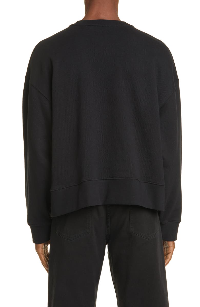 Palm Angels Butterfly Logo Graphic Stretch Cotton Sweatshirt, Alternate, color, 