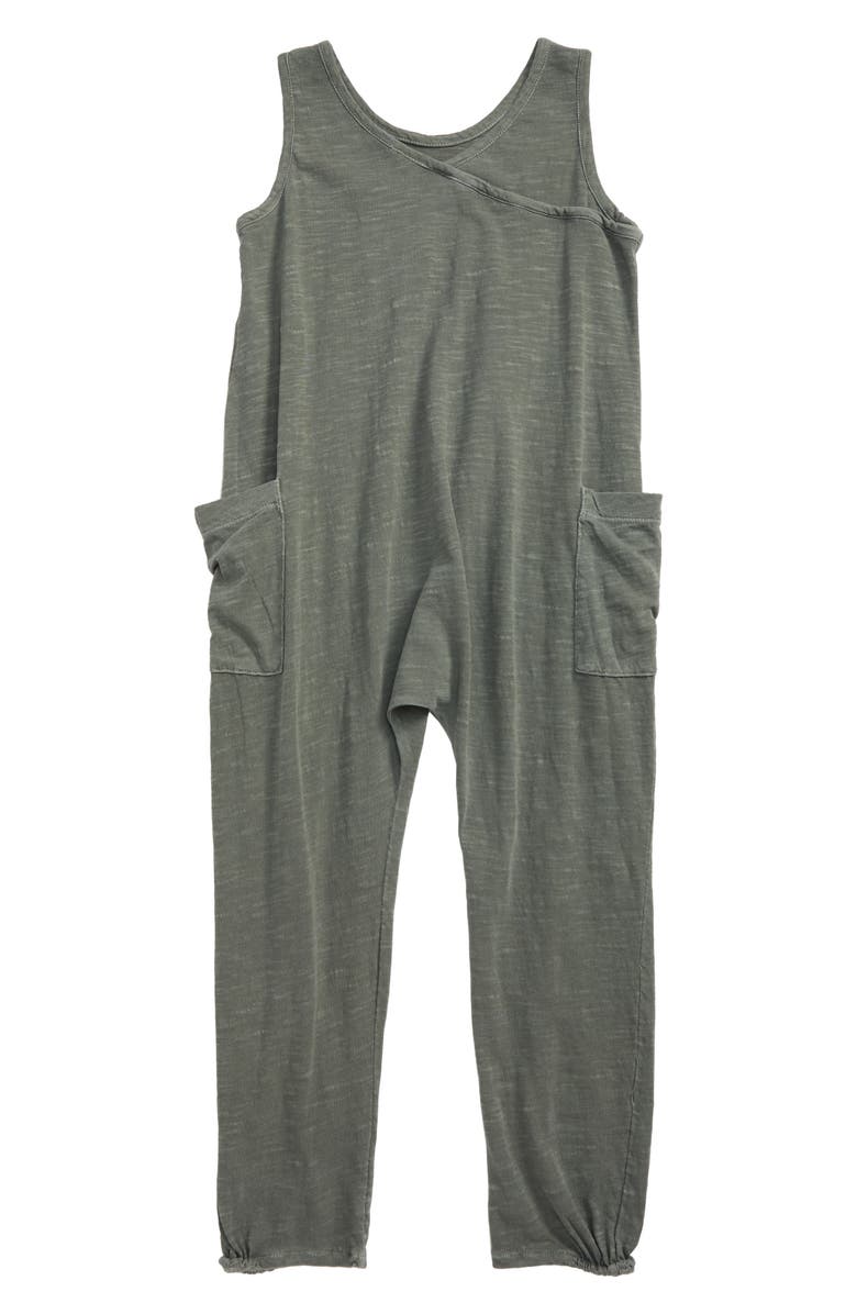 Stem Cross Back Sleeveless Jumpsuit, Alternate, color, 