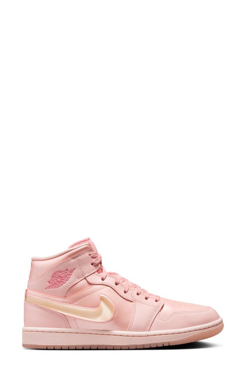 Jordan Women's Air 1 Mid Se Shoes In Washed Coral/pink Salt