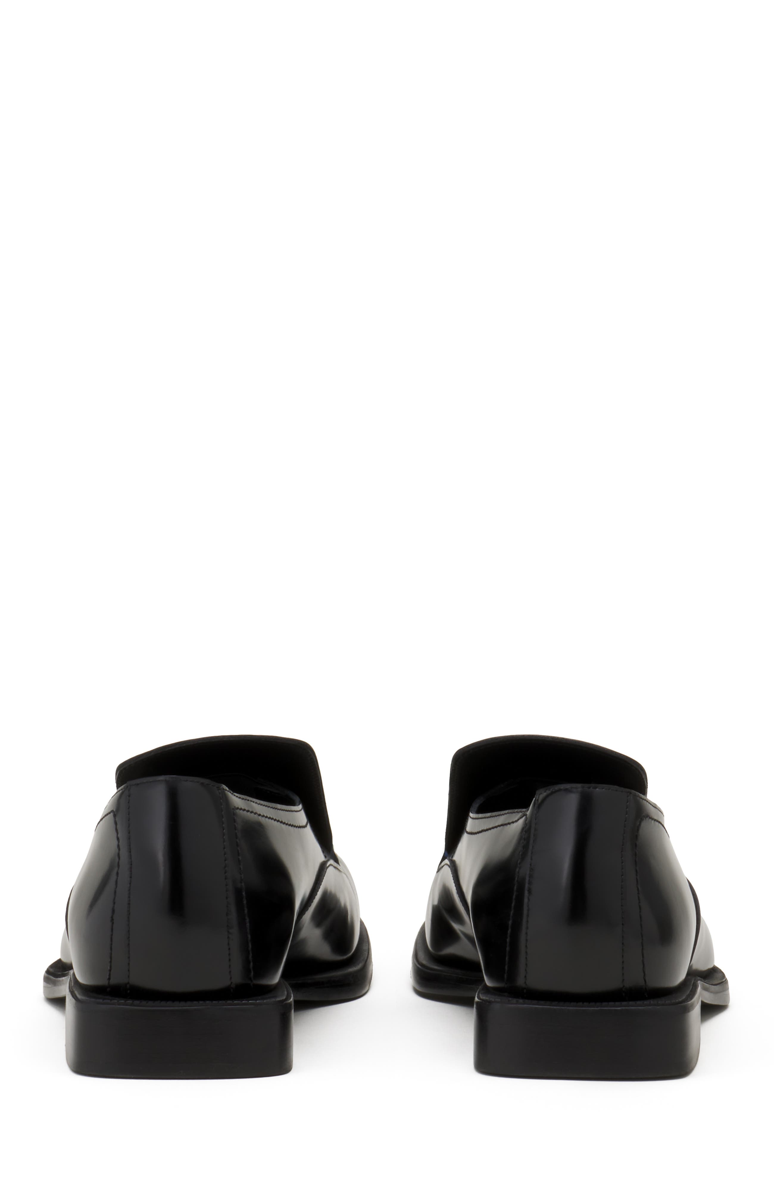 Classic Loafers In Leather, Alternate, color, Black