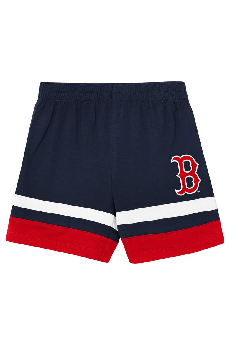 Toddler Outerstuff Navy Boston Red Sox Ground Ball T-Shirt & Shorts Set, Alternate, color, Navy
