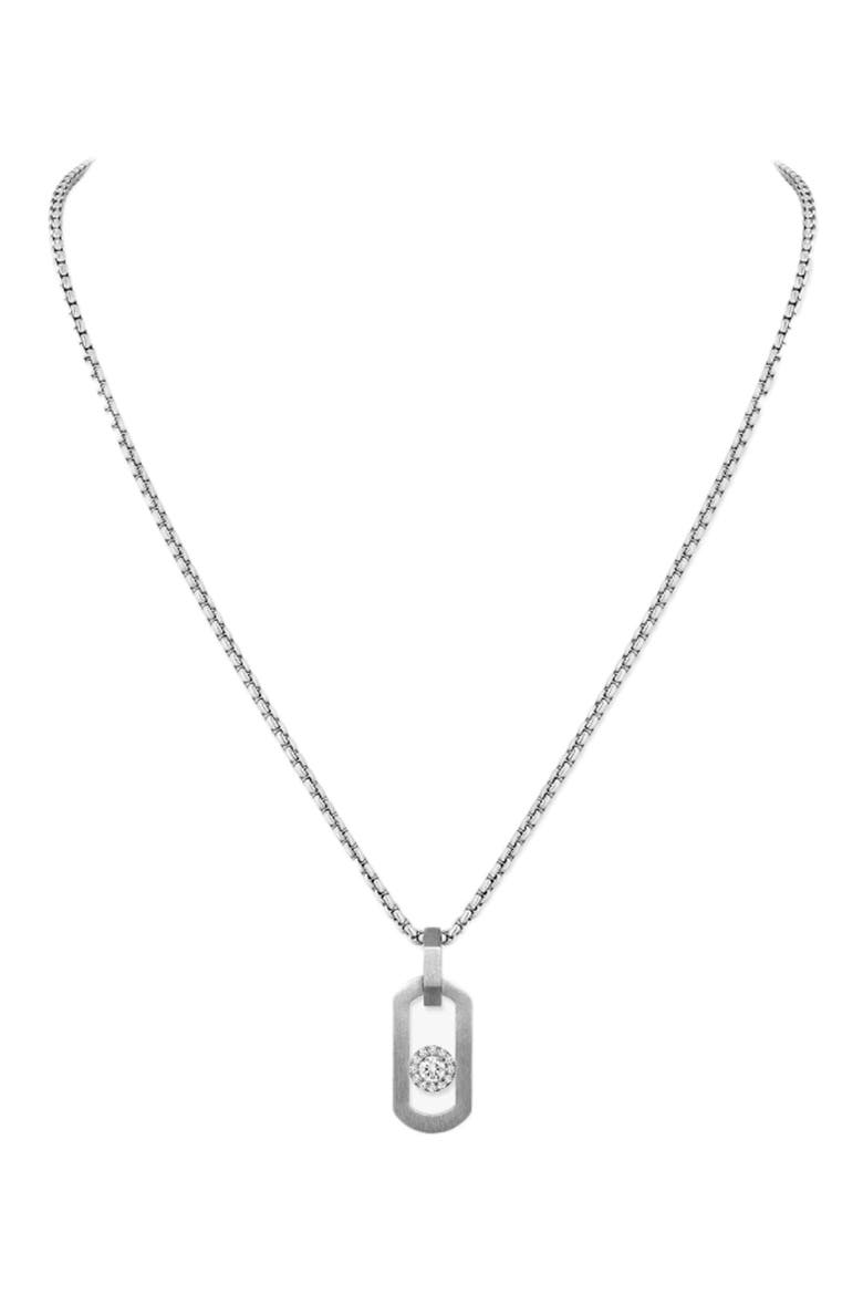 So Move Titanium Necklace, Main, color, TITANIUM