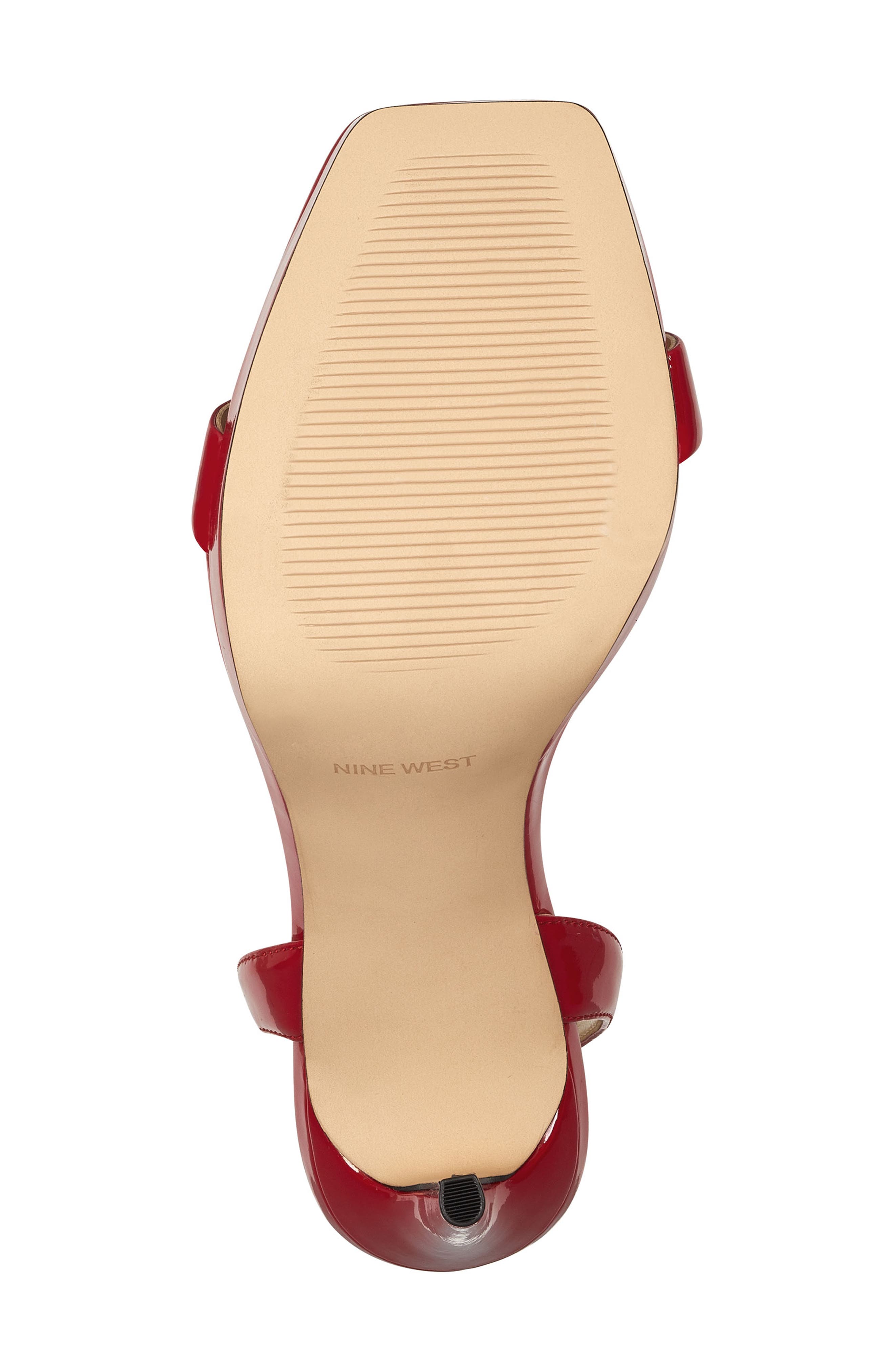 Zadie Platform Sandal, Alternate, color, DARK RED PATENT