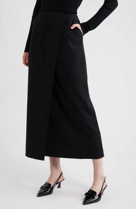 Nordstrom Wrap Midi Skirt