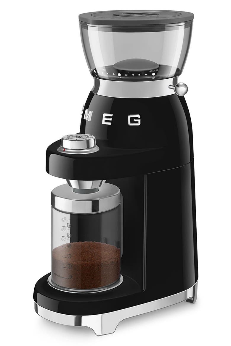 '50s Retro Style Coffee & Espresso Grinder, Alternate, color, BLACK
