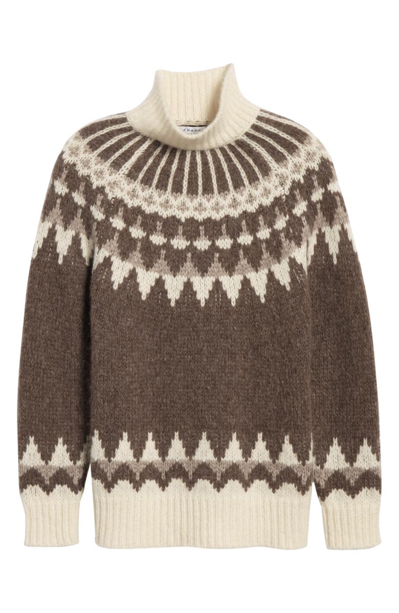 FRAME Fair Isle Alpaca & Wool Blend Sweater, Alternate, color, 