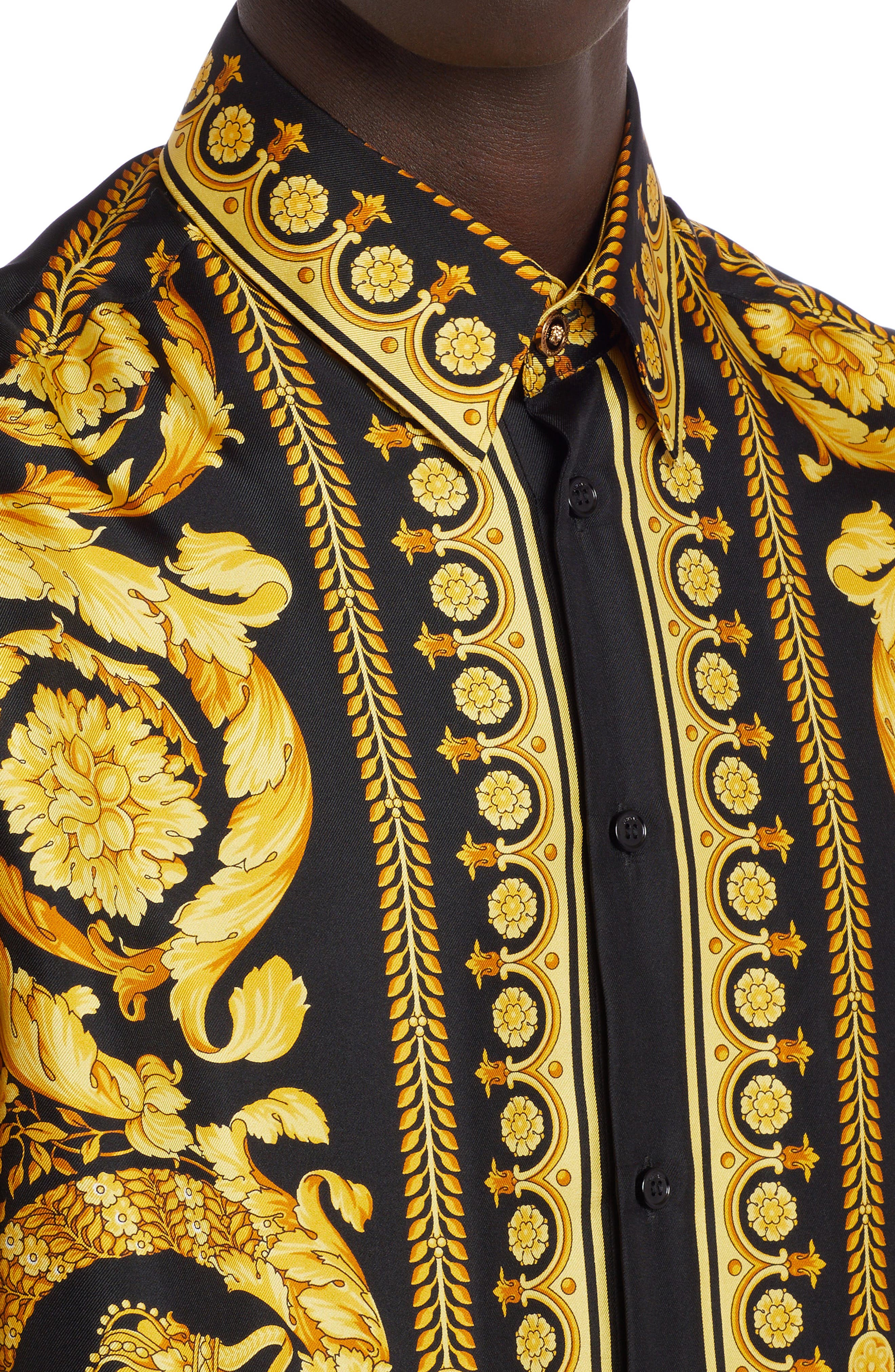 versace dress shirts Versace Silk Shirt