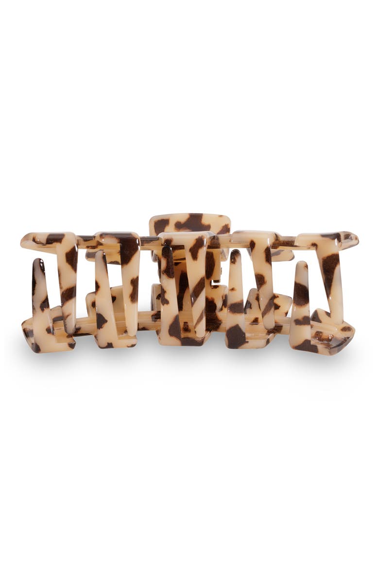 Large Classic Clw Clip, Alternate, color, BLONDE TORTOISE