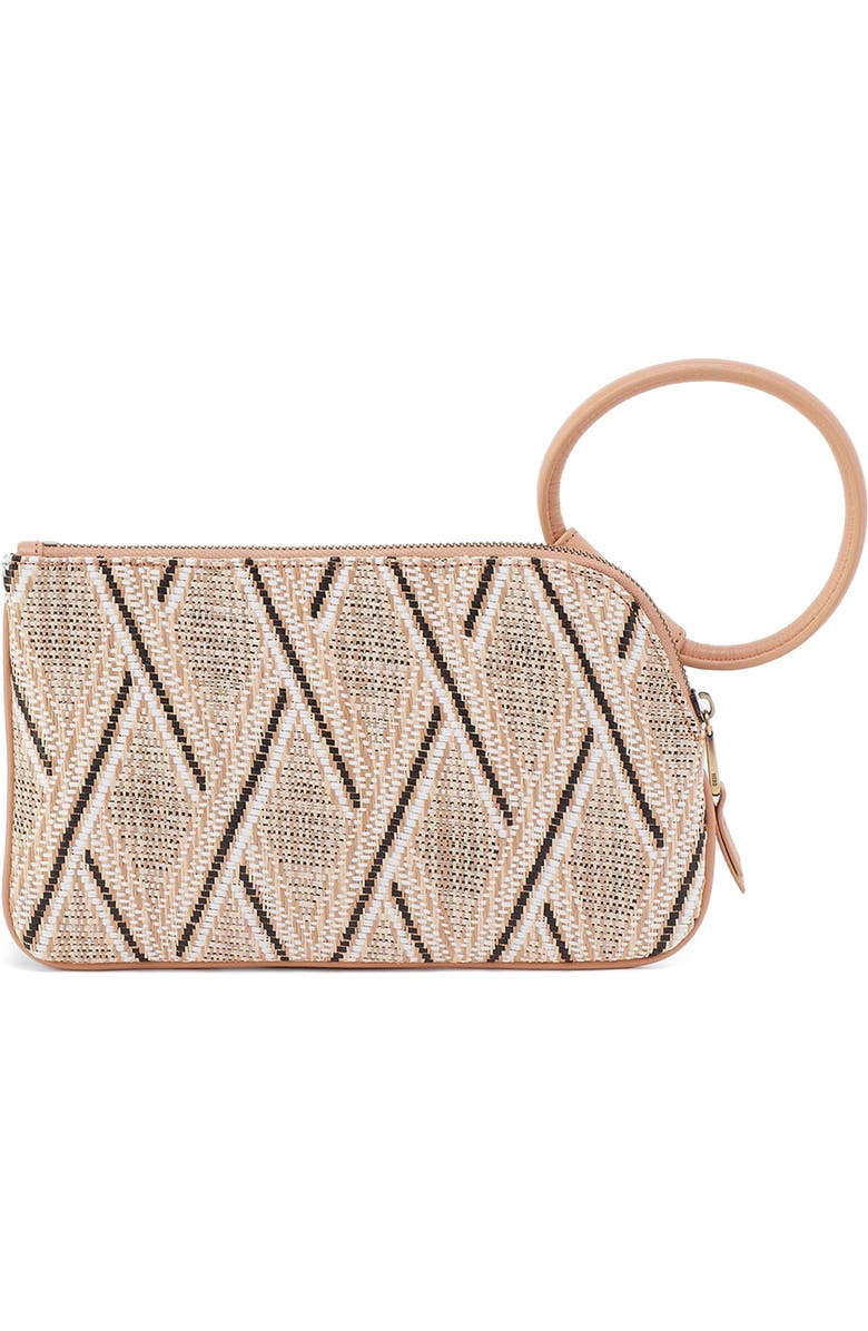 HOBO Sable Raffia Wristlet, Alternate, color,