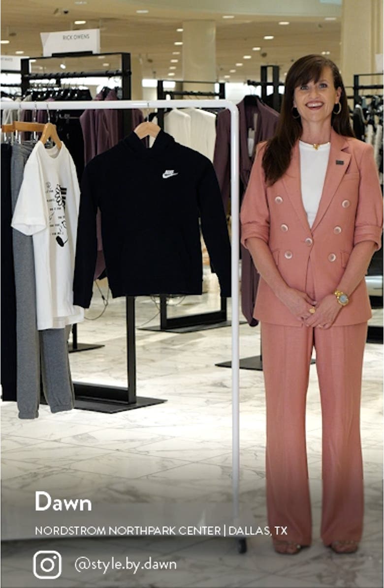 Kids' Embroidered Logo Hoodie, sales video thumbnail