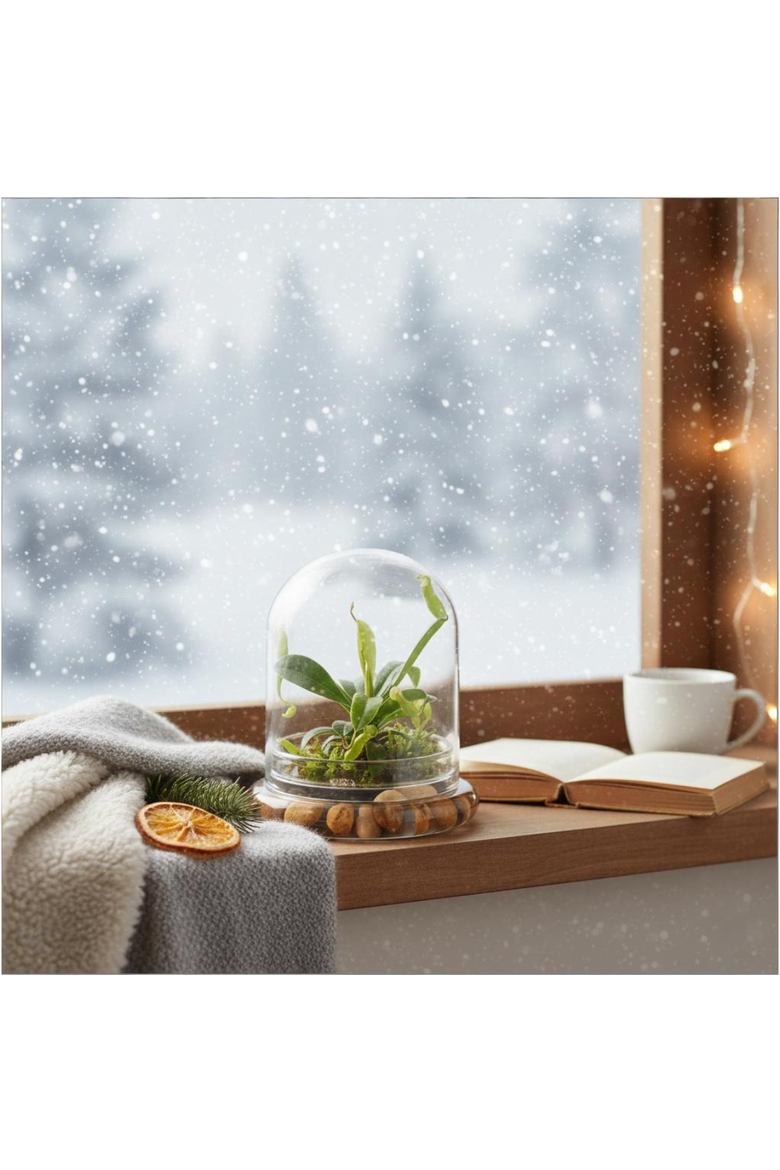 Live Pitcher Plant Terrarium, Alternate, color, Green