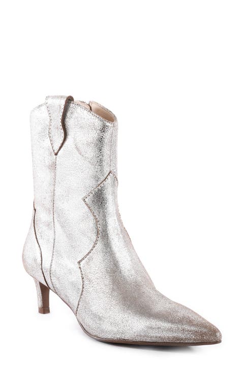 Dallas Pointy Toe Western Sock Boot (Women)