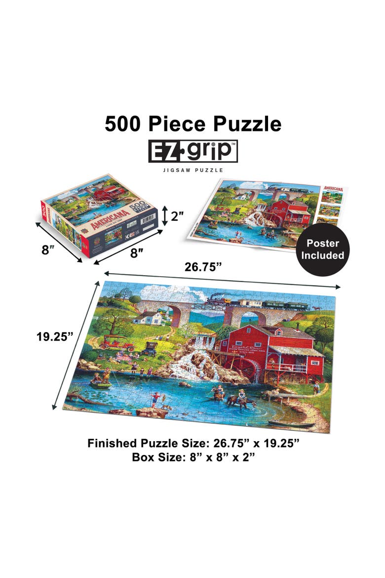 Labor Day 1909 500 Piece Jigsaw Puzzle, Alternate, color, Multicolor