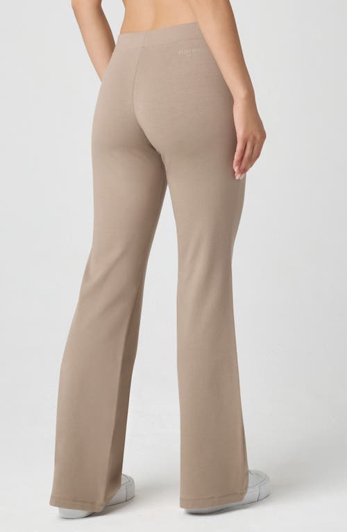 Florence By Mills Sporty Terry Flare Pants In Brown