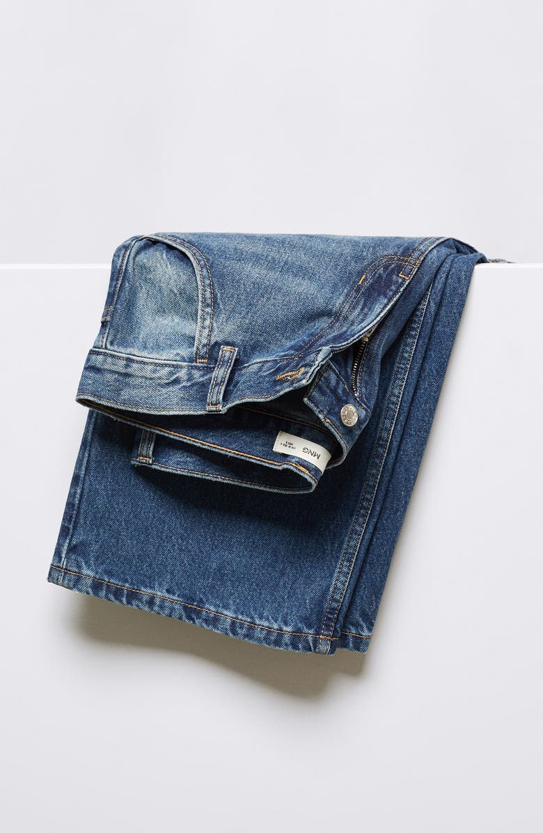 MANGO Low Rise Wide Leg Jeans, Alternate, color,
