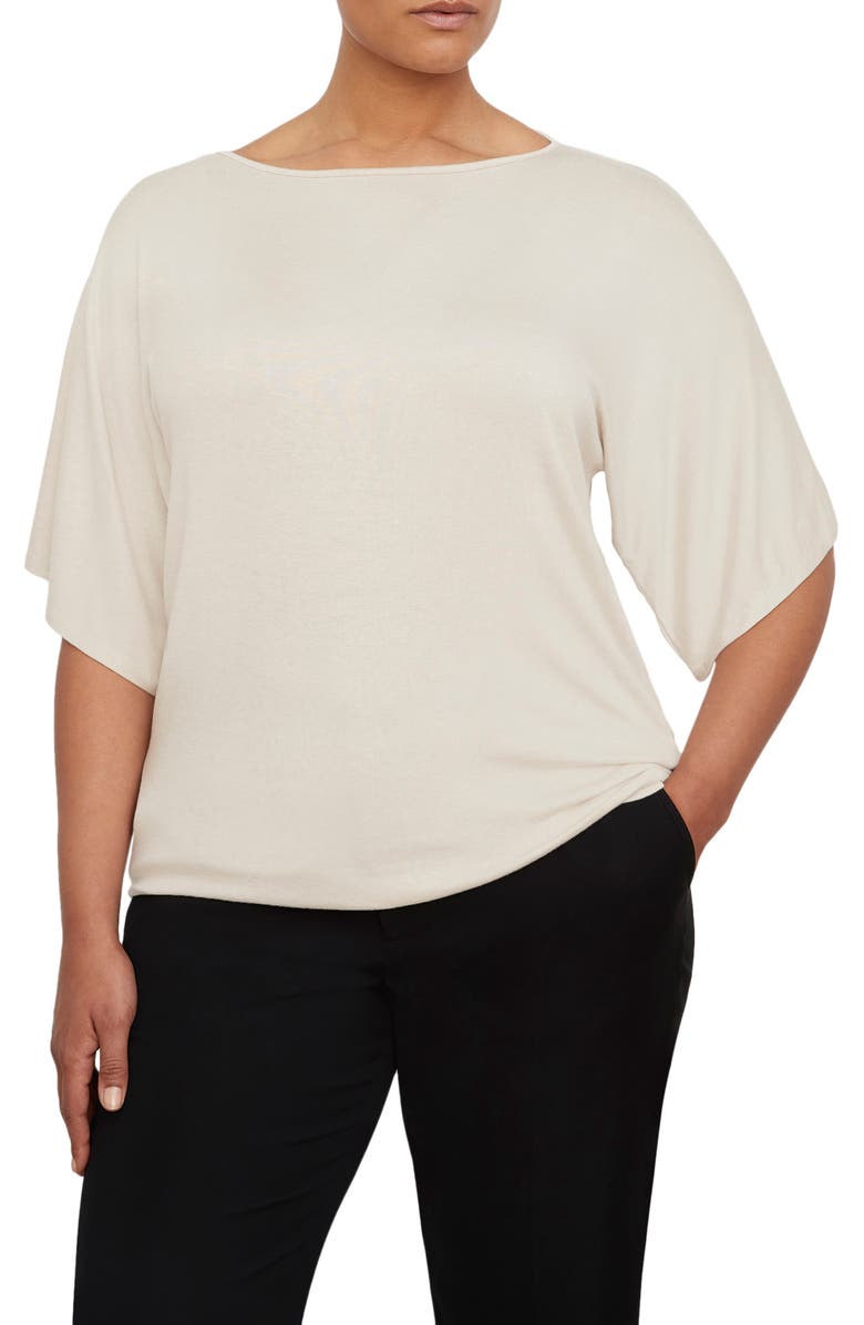 Vince Draped Boat Neck Top, Main, color,