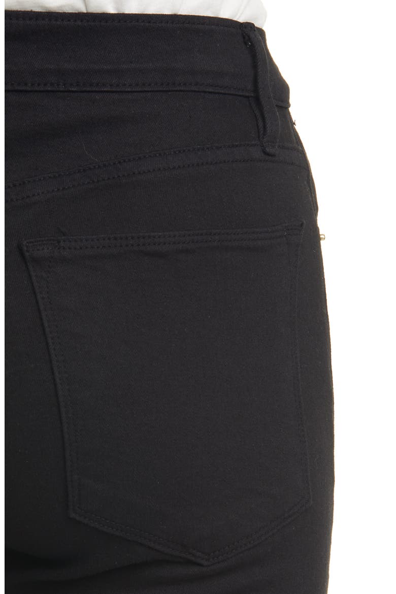 Le Pixie High Waist Flare Jeans, Alternate, color, FILM NOIR