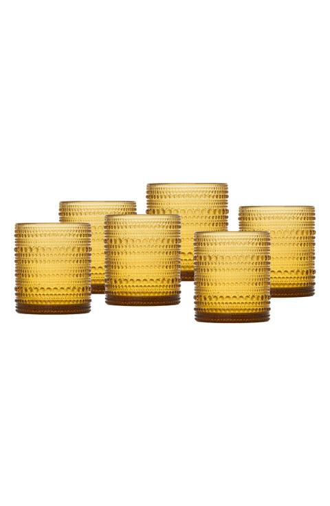 Jupiter Set of 6 Double Old Fashion Glasses