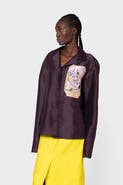 Roksanda Delan Printed Silk Blouse