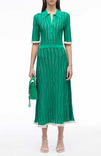 Art Nouveau Jacquard Polo Dress