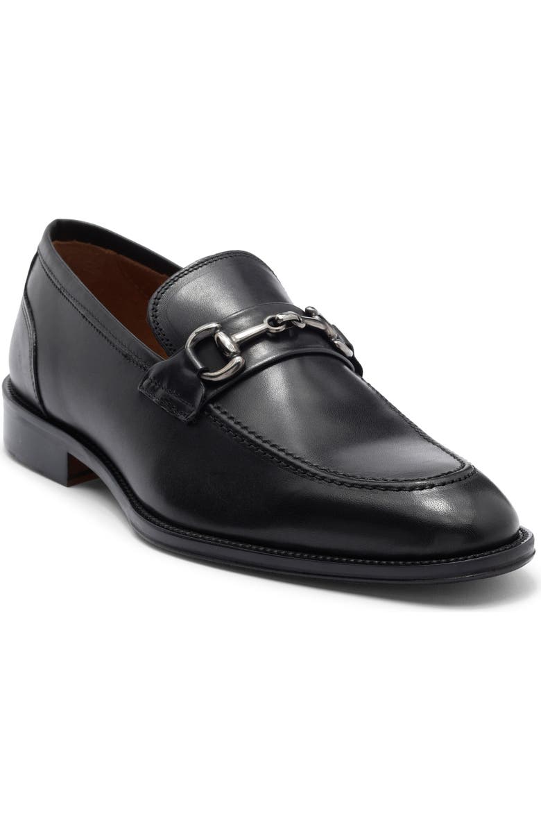 Nordstrom Italian Collection Manarola Bit Loafer, Main, color, Black Leather