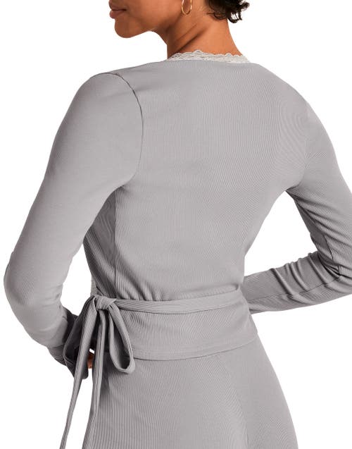 Adore Me Rib Soft Touch Collection In Gray