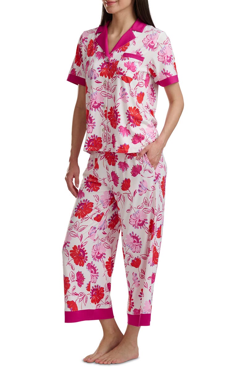 Splendid Jersey Pajamas, Alternate, color, Bright Pop Floral