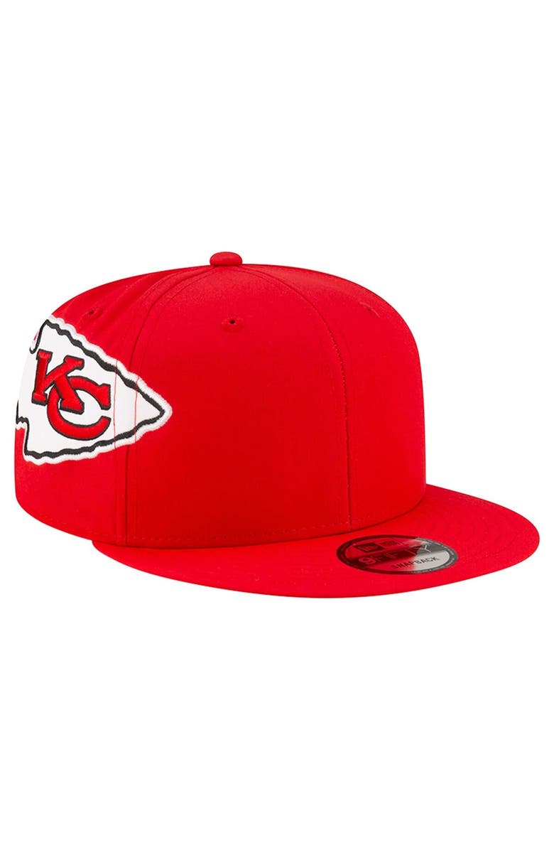 New Era Men's New Era Red Kansas City Chiefs Helmet 9FIFTY Snapback Hat, Alternate, color, Red